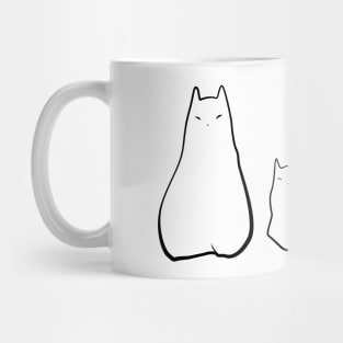 Ghost cats Mug